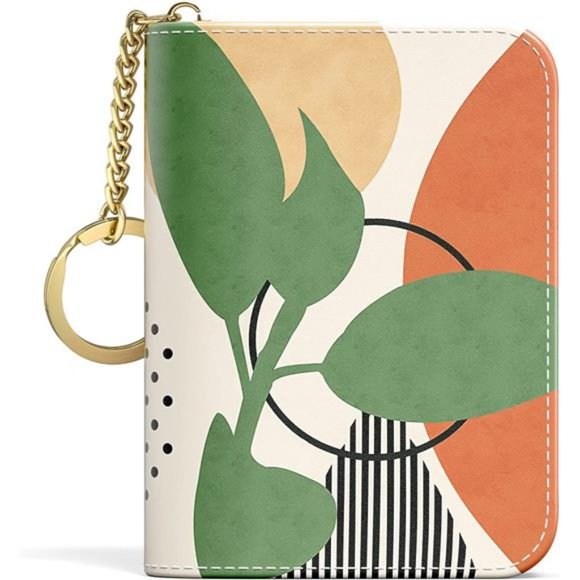 Handbags - Credit Card Holder for Women Tropical Plants